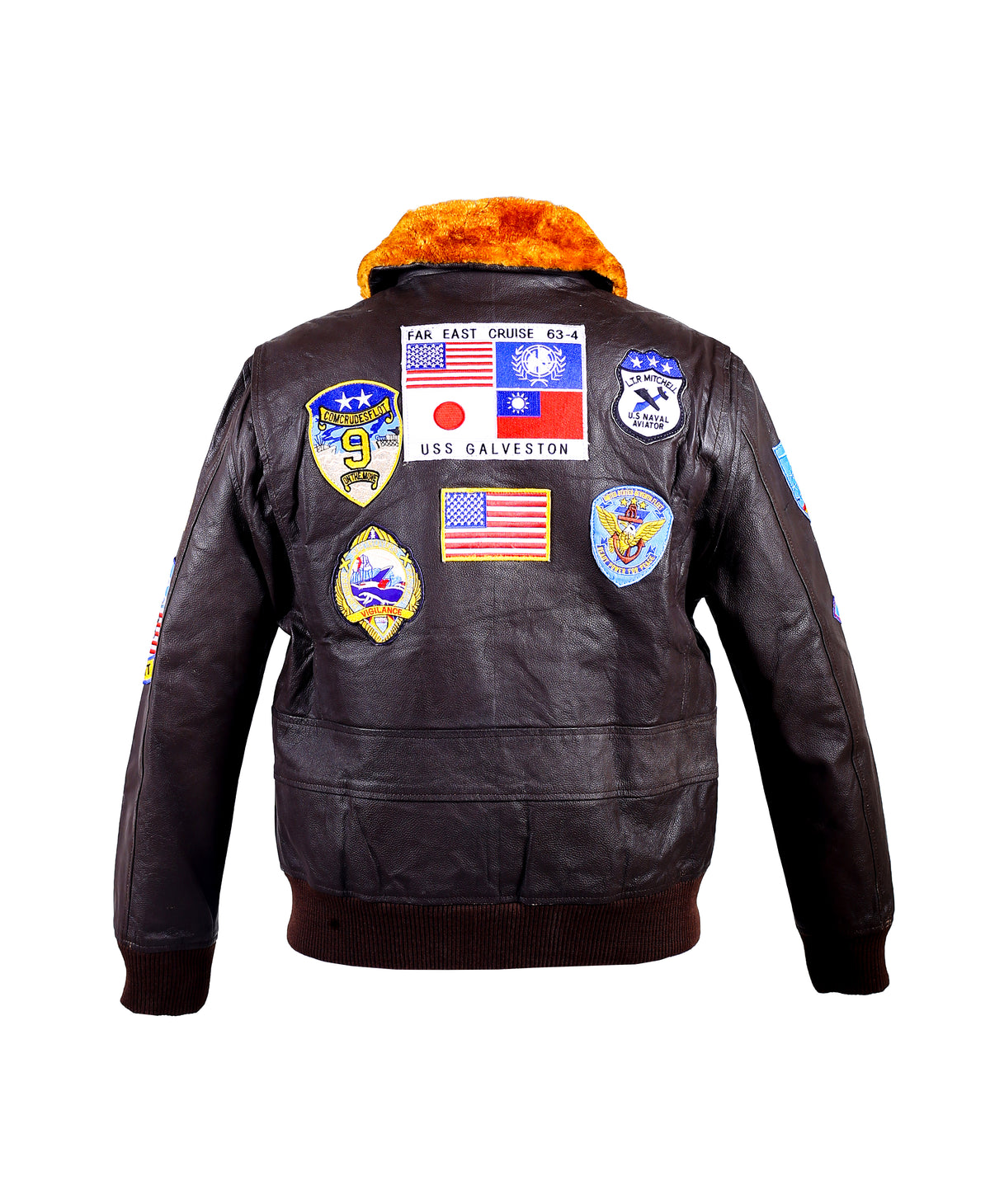 Top Gun Brown Leather jacket